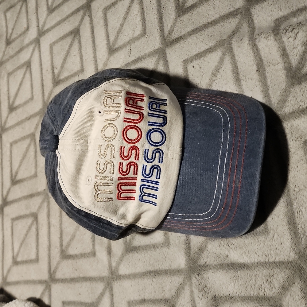 Missouri Baseball Hat Adjustable Unisex